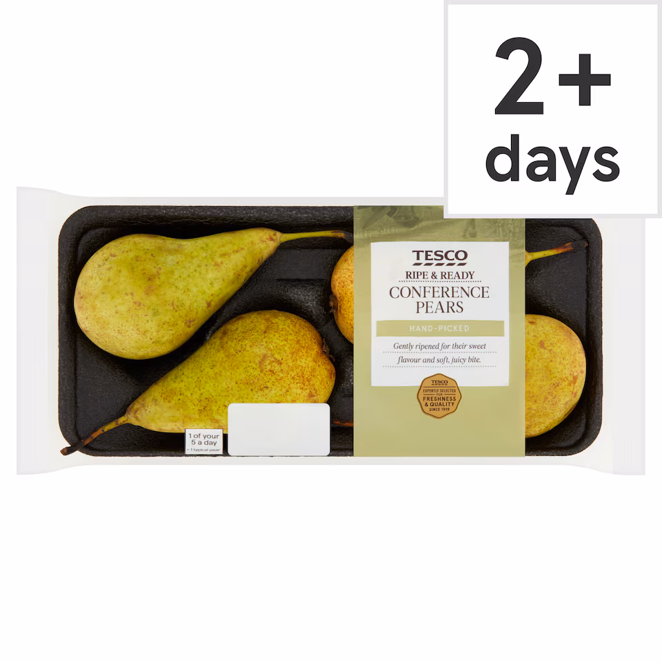 Tesco Ready to Eat Conference Pears 4 Pack