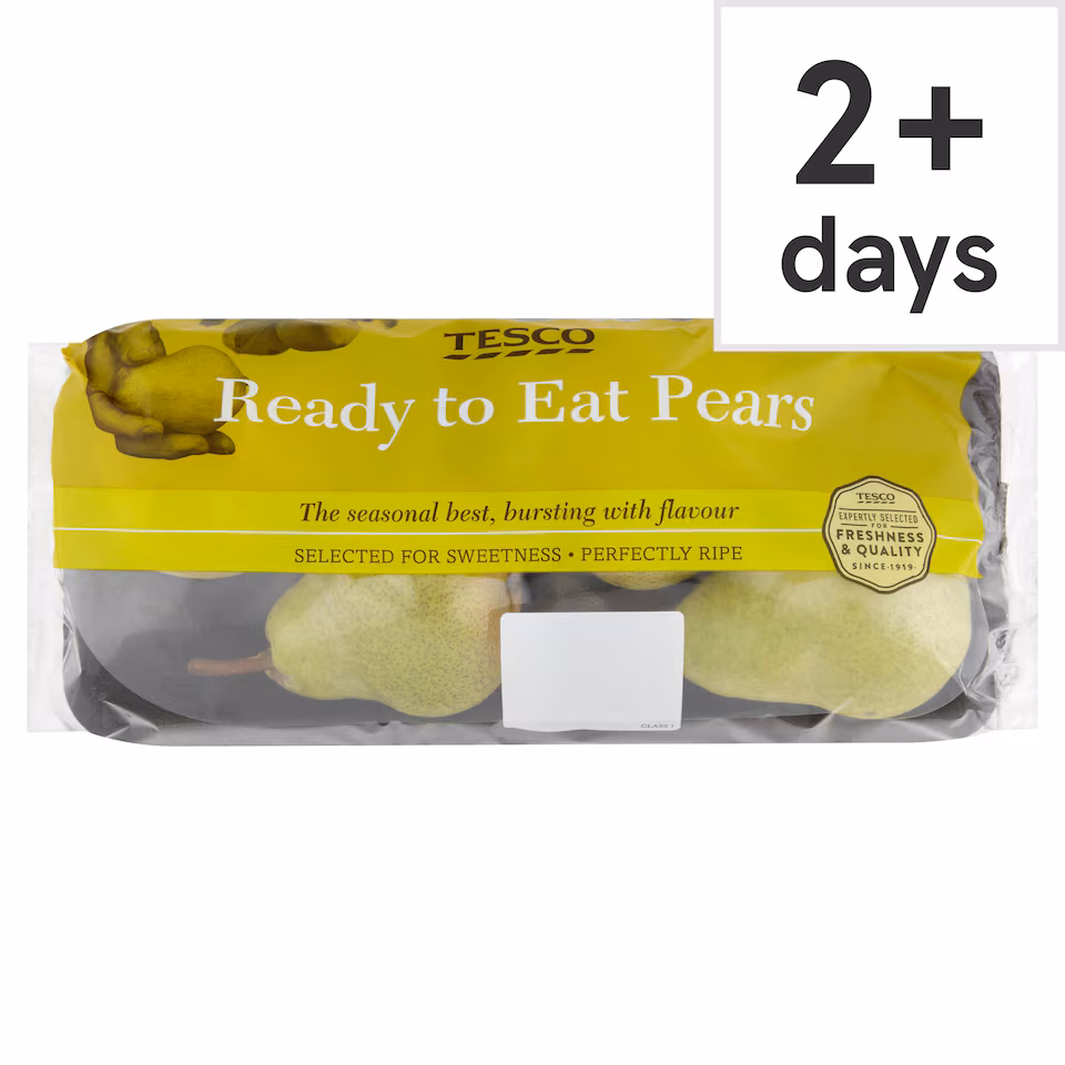 Tesco Ready To Eat Seasonal Pears 4Pack 550G