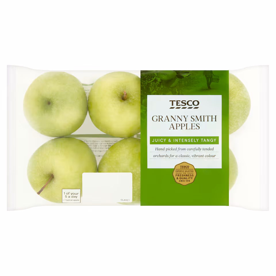 Tesco Granny Smith Apples Minimum 5 Pack