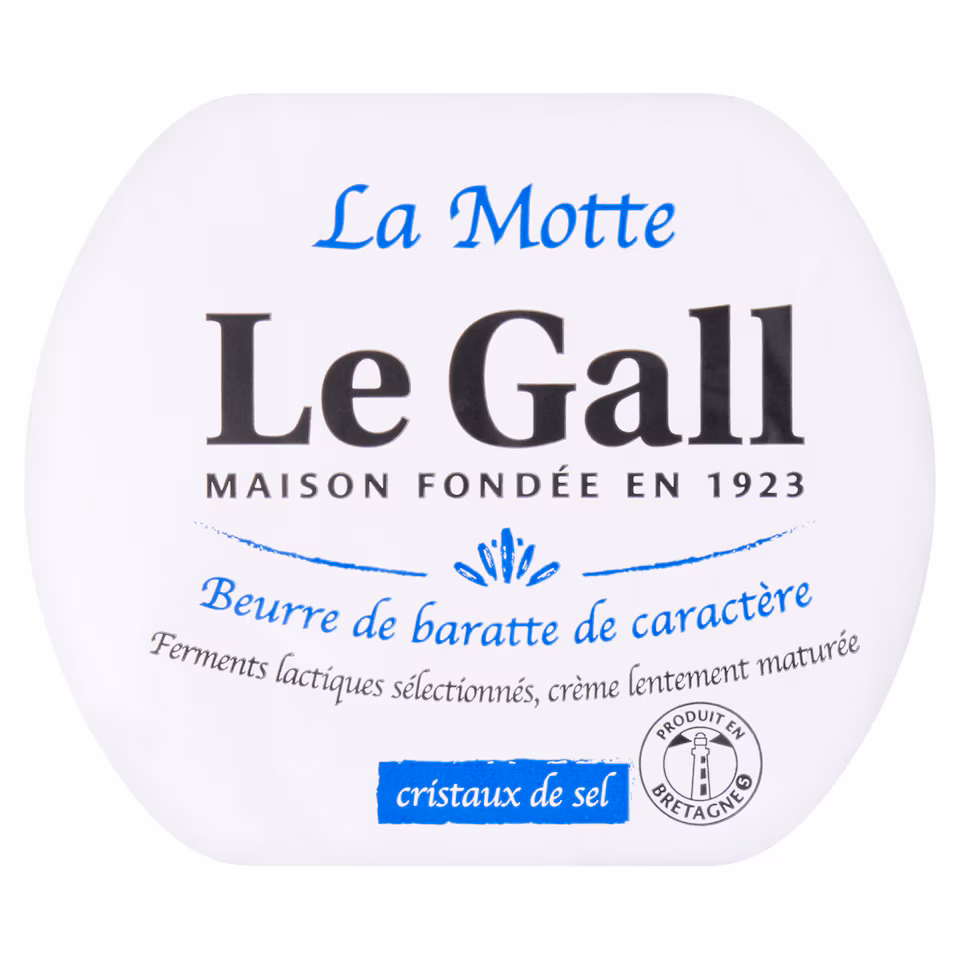 Le Gall La Motte Churn Butter with Crystal Sea Salt 250g