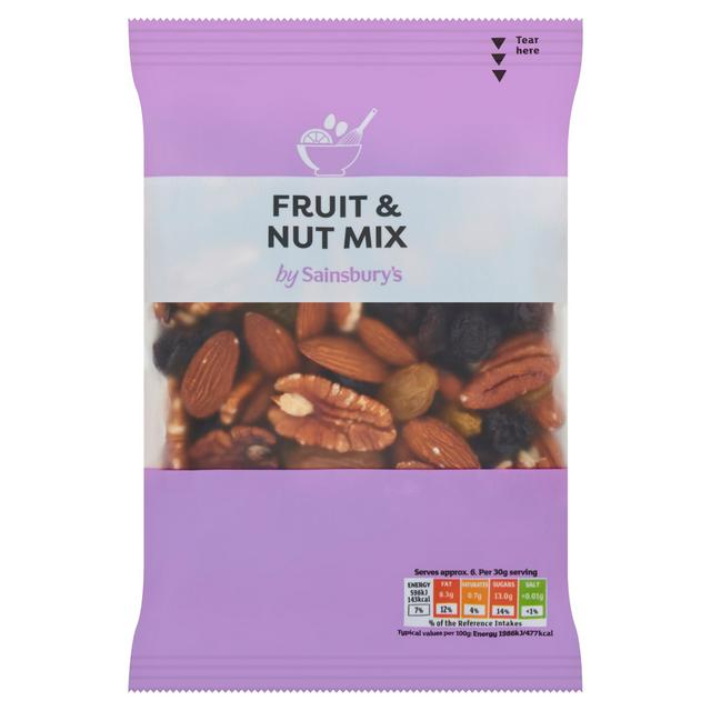 Sainsbury's Fruit & Nut Medley 200g
