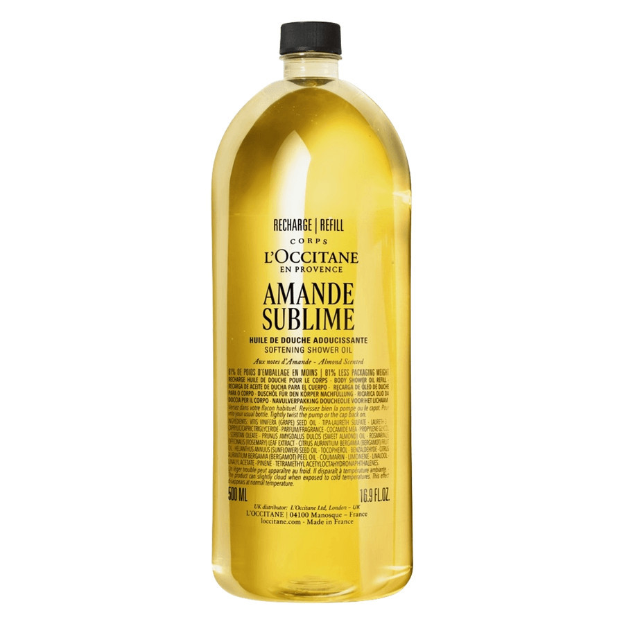 L'Occitane en Provence Almond Amande Shower Oil Refill 500ml