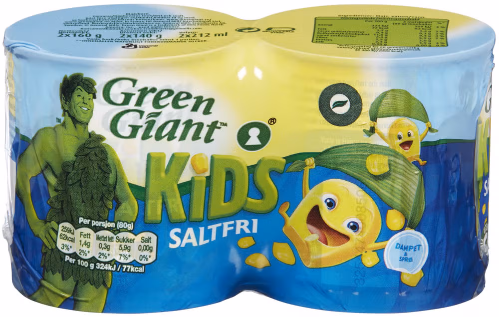 Green Giant Kids 2x60 gr, 320 g
