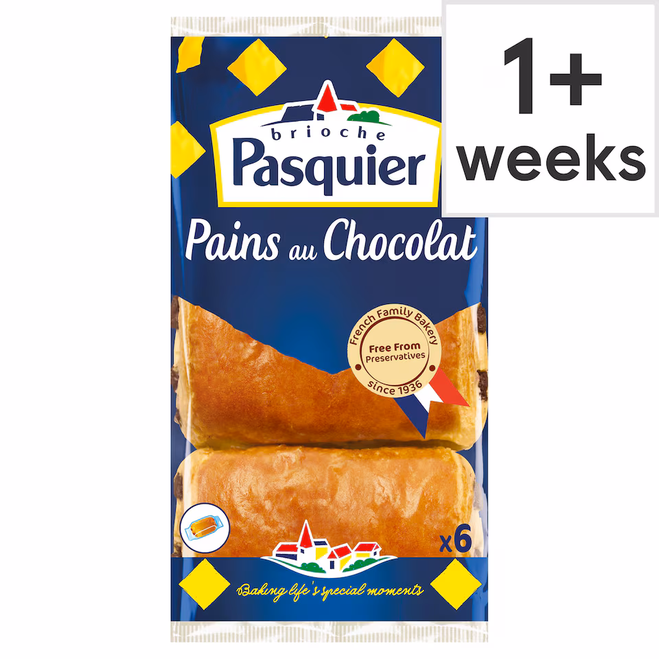 Brioche Pasquier Pain Au Chocolat 6 Pack