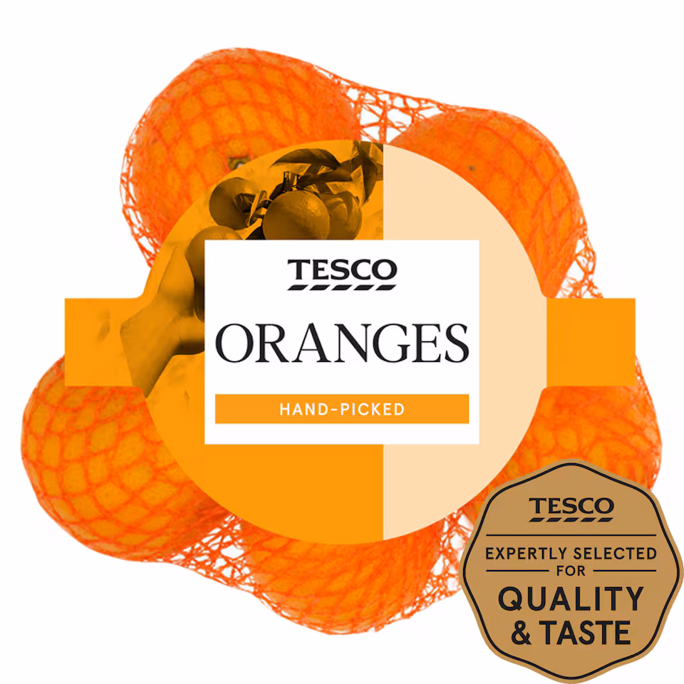 Tesco Orange Minimum 5 Pack