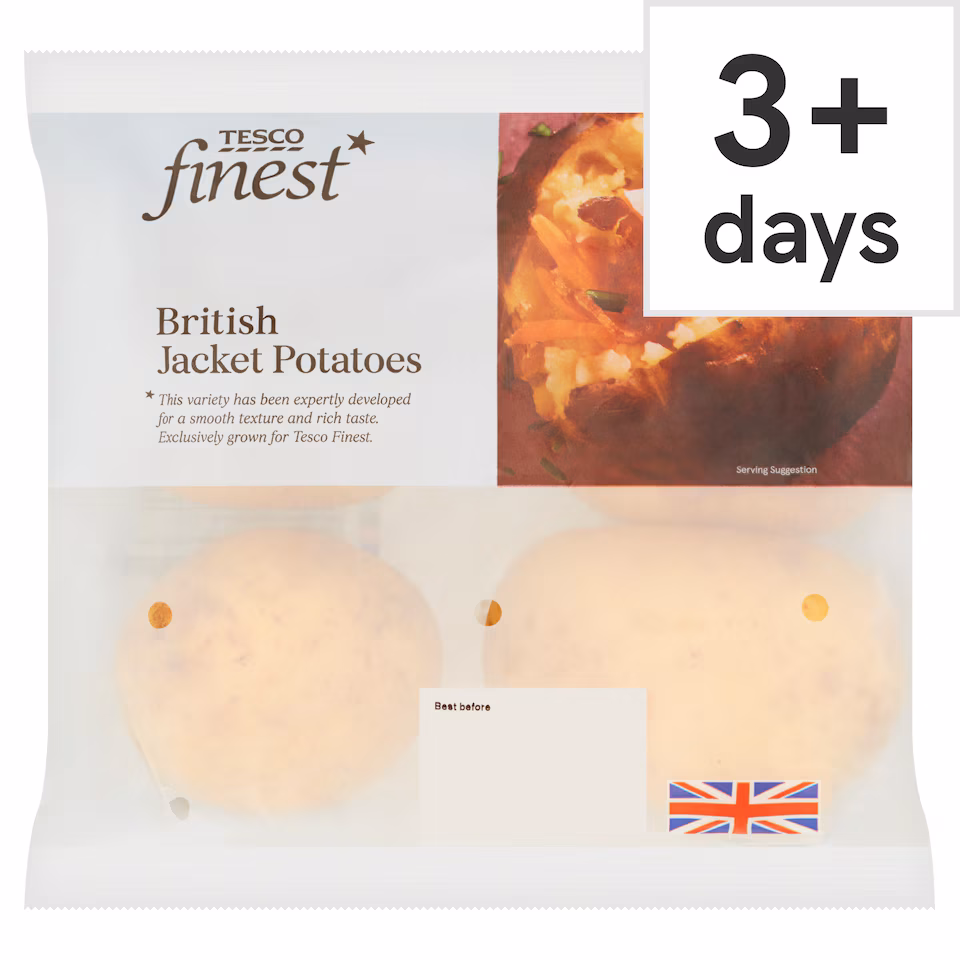 Tesco Finest Jacket Potatoes 4 Pack