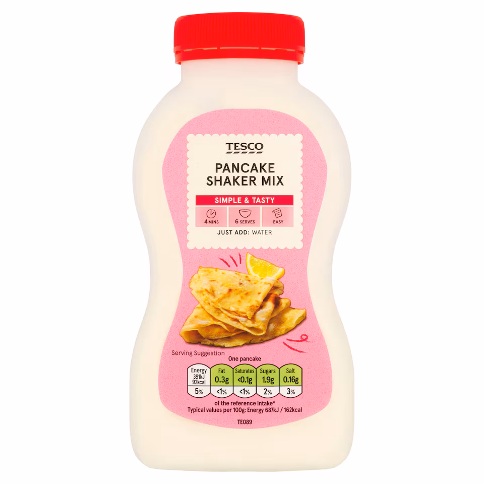 Tesco Pancake Shaker Traditional Mix 155G