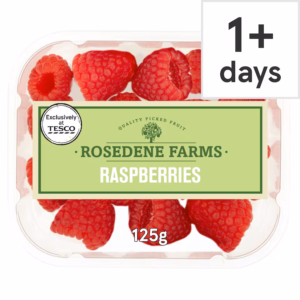 Rosedene Farms Raspberries 125G
