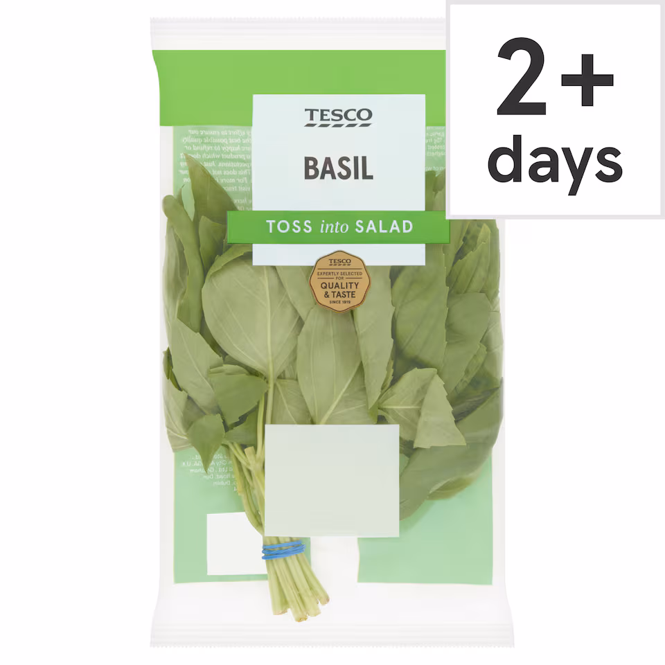 Tesco Cut Basil 30G