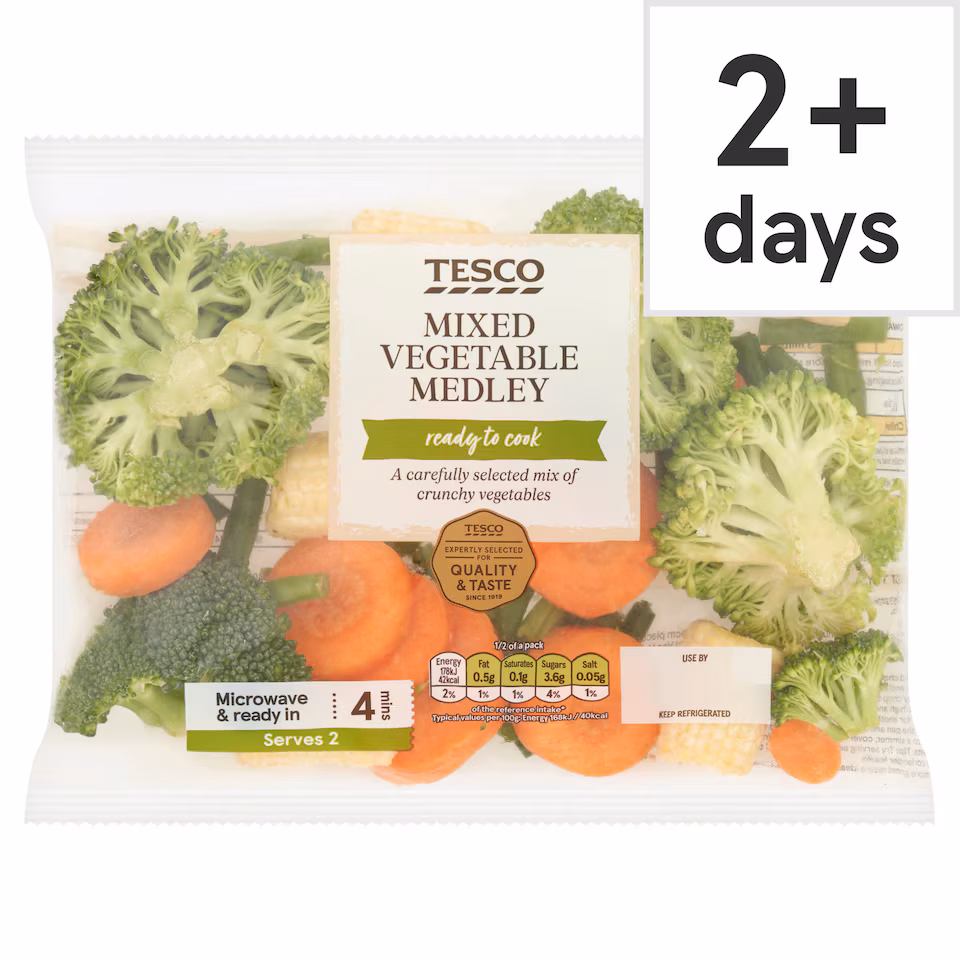 Tesco Mixed Vegetables 225G