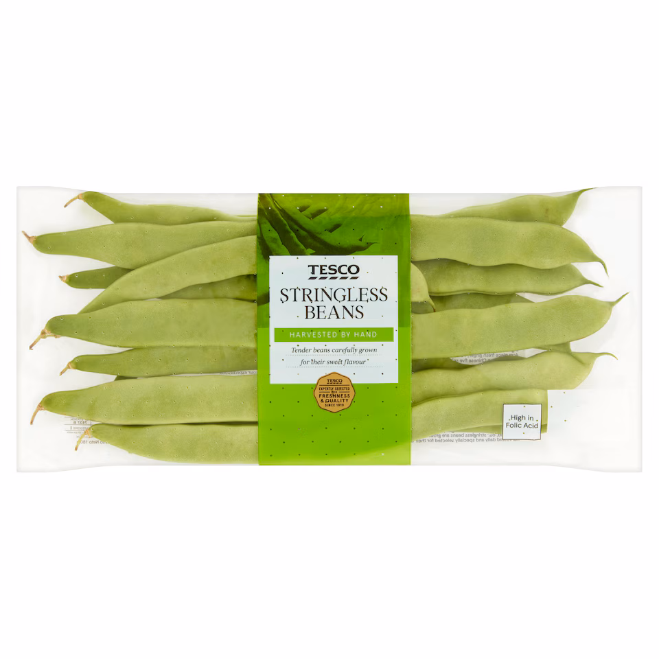 Tesco Stringless Beans 180G