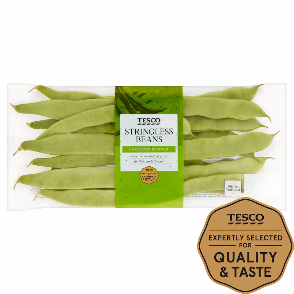 Tesco Stringless Beans 180G
