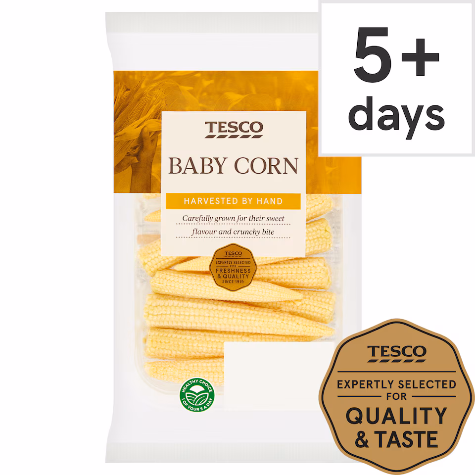 Tesco Baby Corn 130G