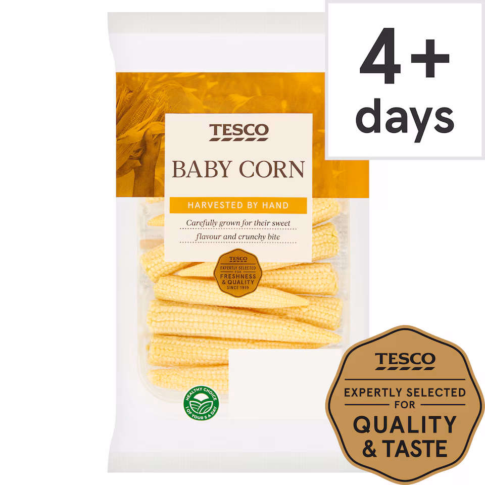 Tesco Baby Corn 130G