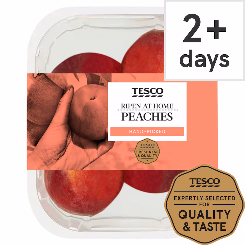 Tesco Peaches Minimum 4 Pack