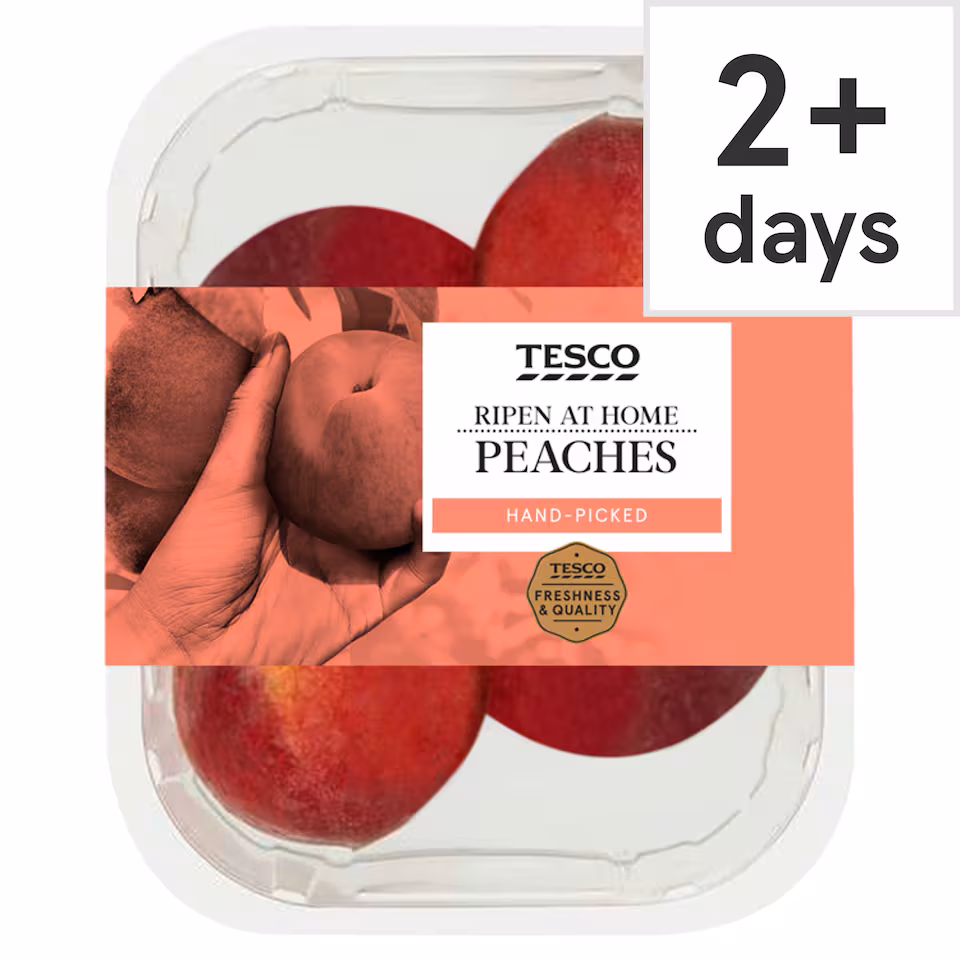 Tesco Peaches Minimum 4 Pack