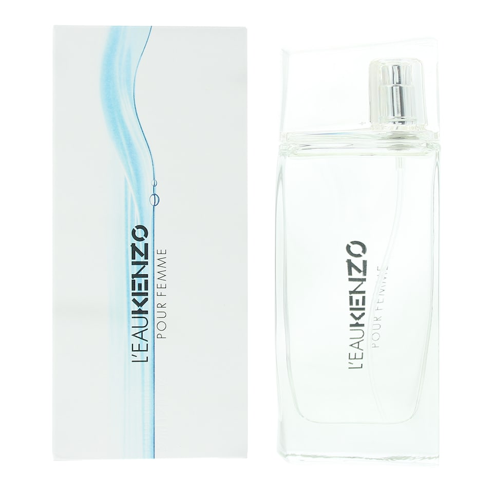 Kenzo L'eau Pour Femme Eau de Toilette 50ml Spray for Her | White | blue | 50ml