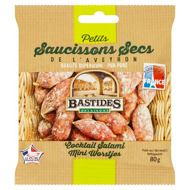 Bastides Petits Saucisson Secs 80G