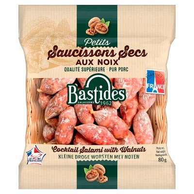 Bastides Petits Saucissons Secs with Walnut