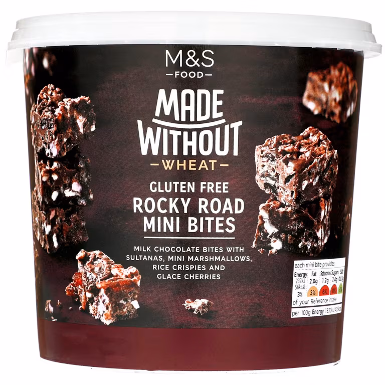 M&S Made Without Wheat Rocky Road Mini Bites