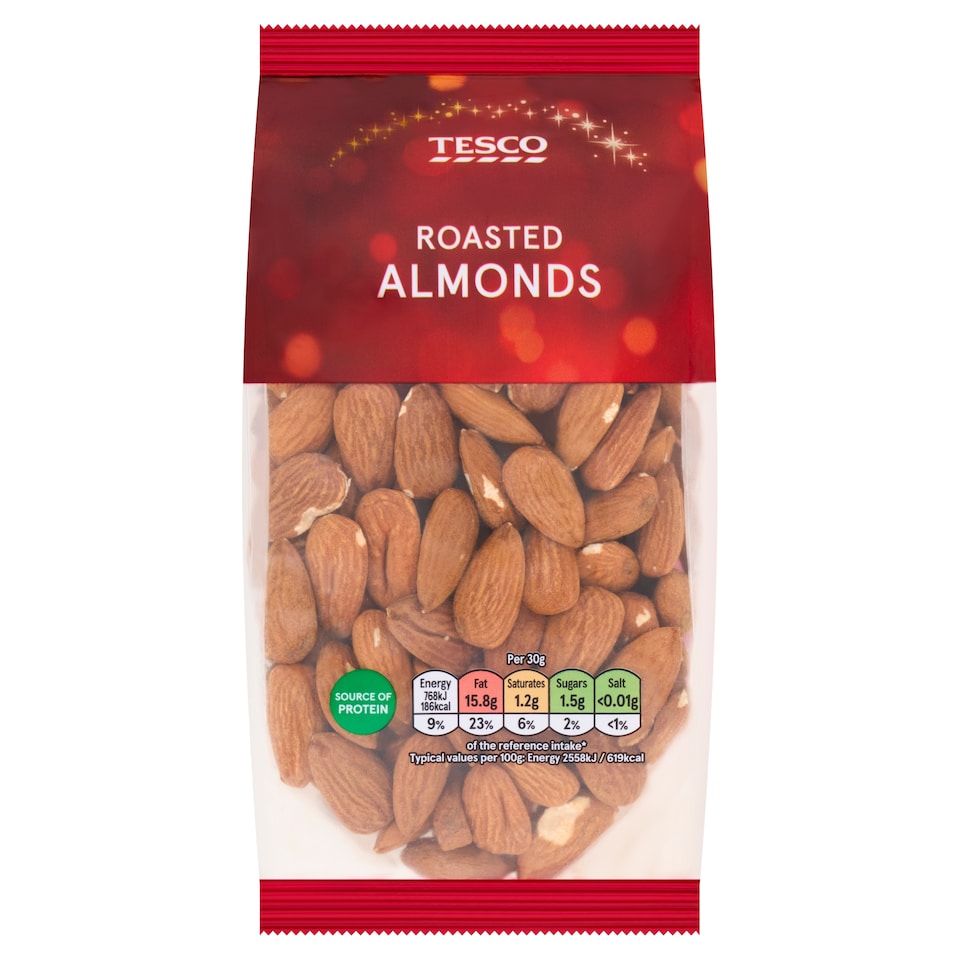 Tesco Roasted Almonds 225G