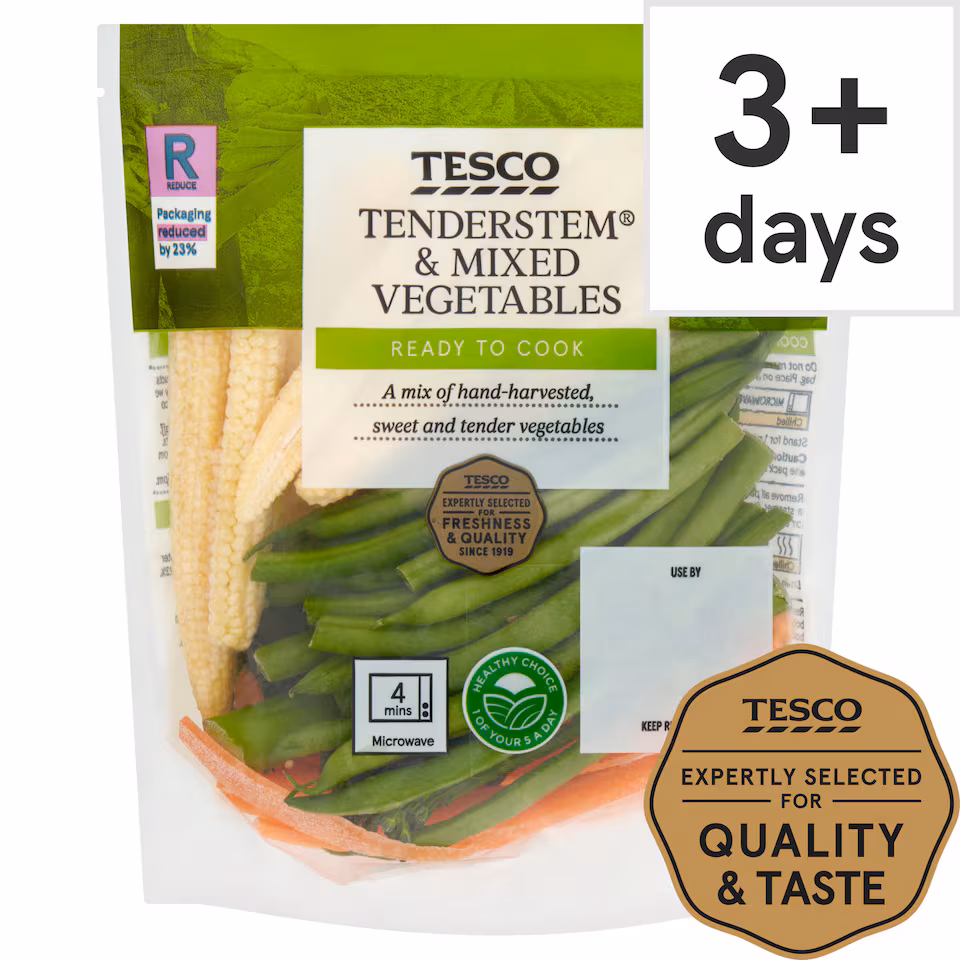 Tesco Tenderstem & Mixed Vegetables 160G