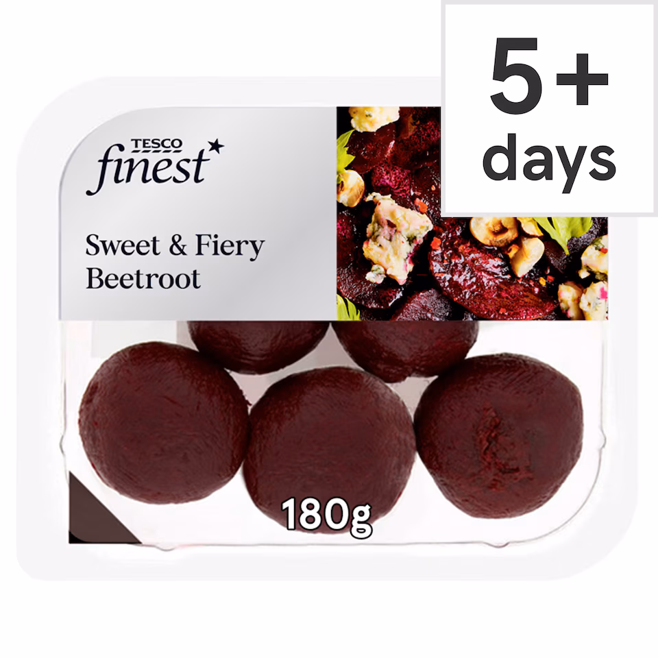 Tesco Finest Sweet & Fiery Beetroot 180G