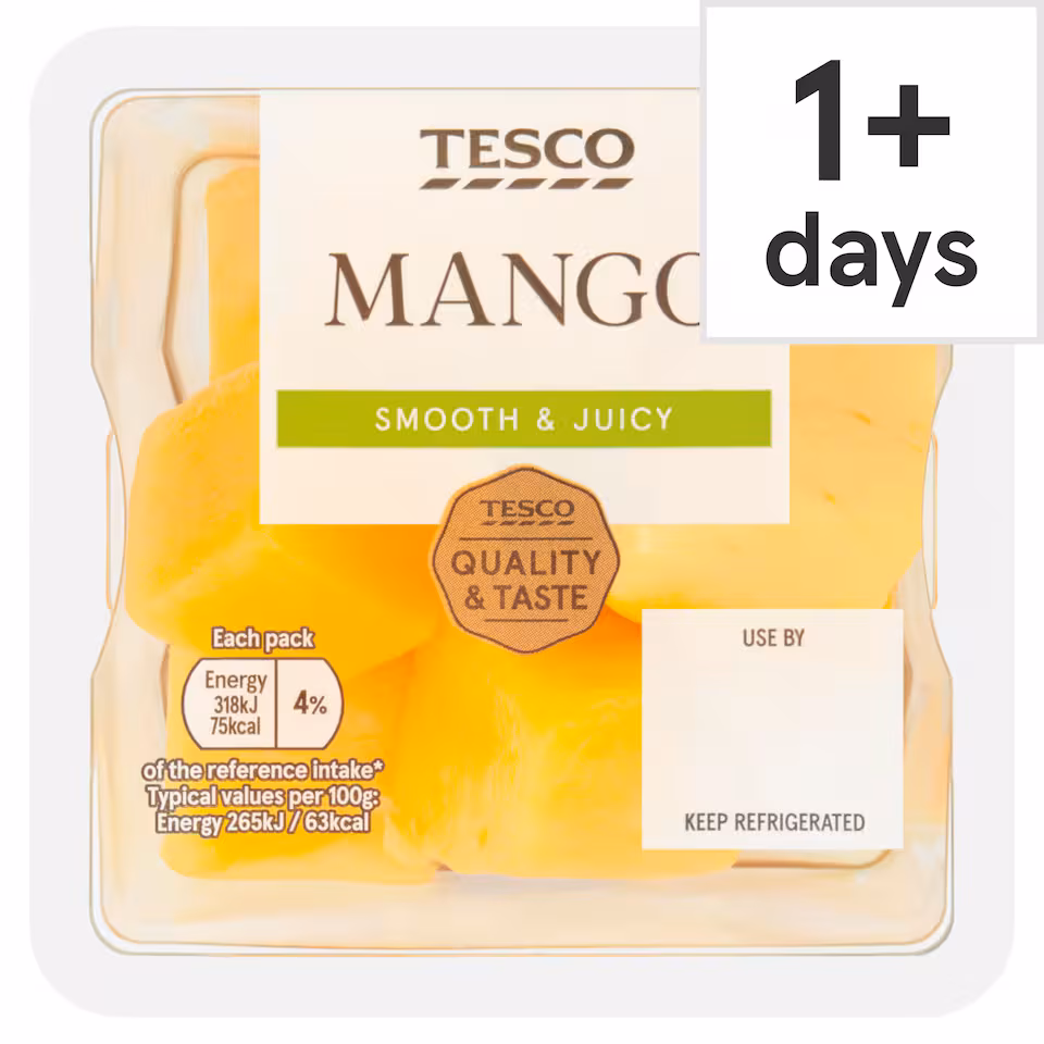 Tesco Mango Chunks 120G