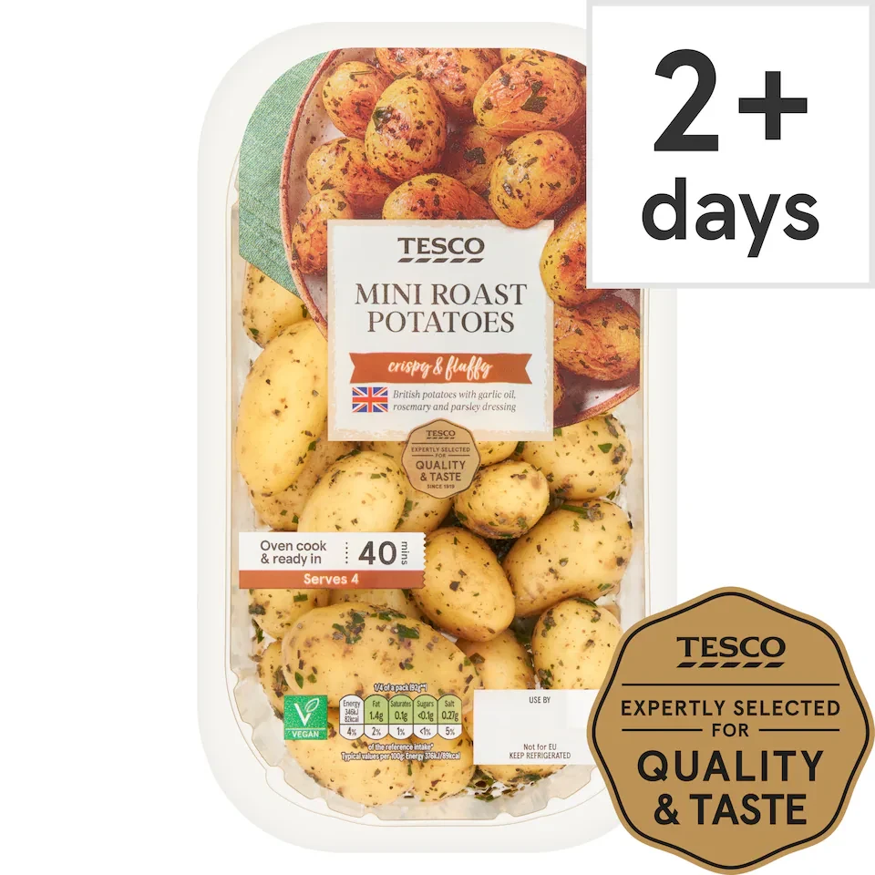 Tesco Mini Roast Potatoes 500G
