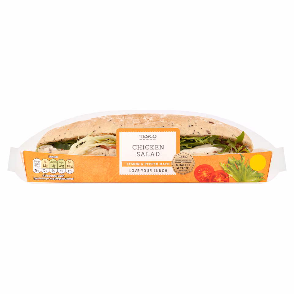 Tesco Chicken Salad Sub