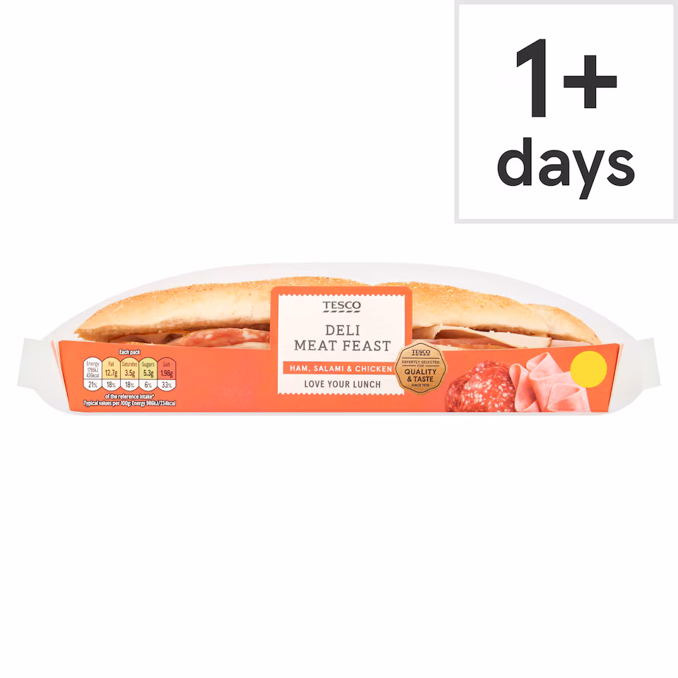 Tesco Deli Meat Feast Sub