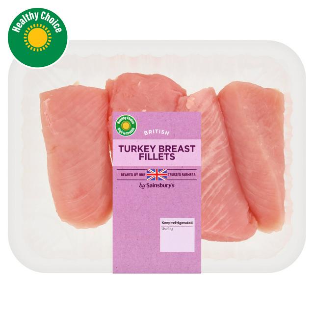Sainsbury's Fresh British Turkey Breast Mini Fillets 400g