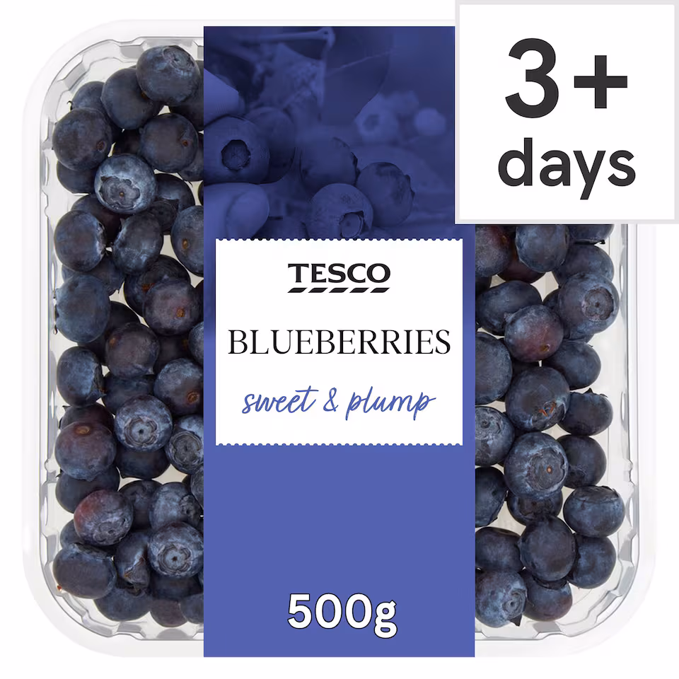 Tesco Blueberries 500G