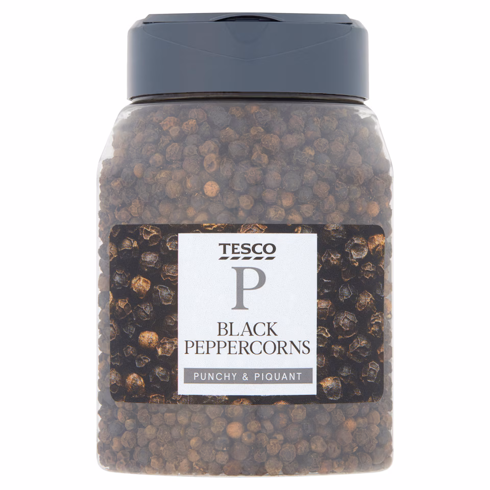 Tesco Black Peppercorns 250G