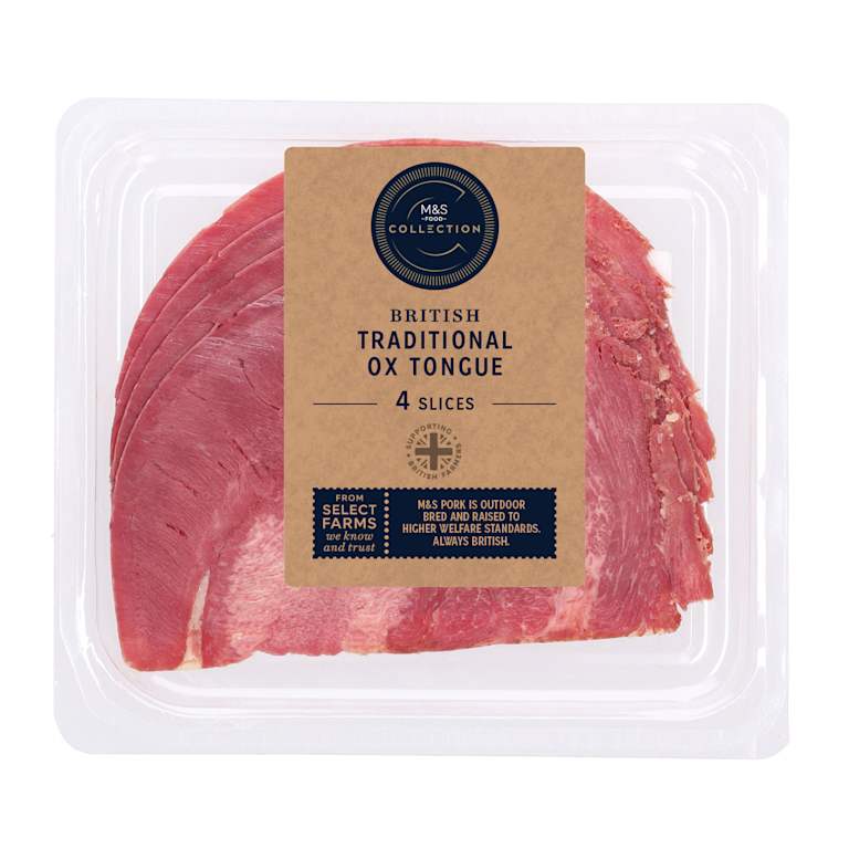 M&S British Traditional Ox Tongue (4 Slices)