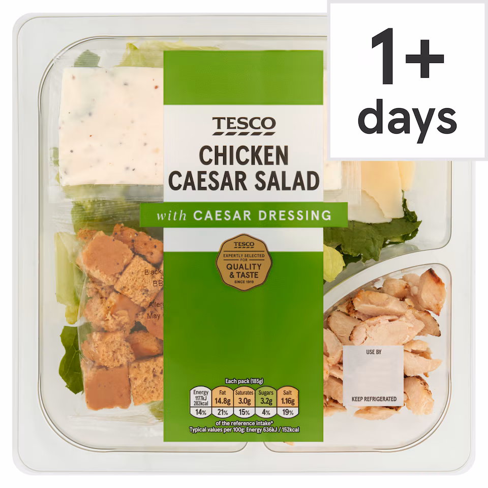 Tesco Chicken Caesar Salad 185G