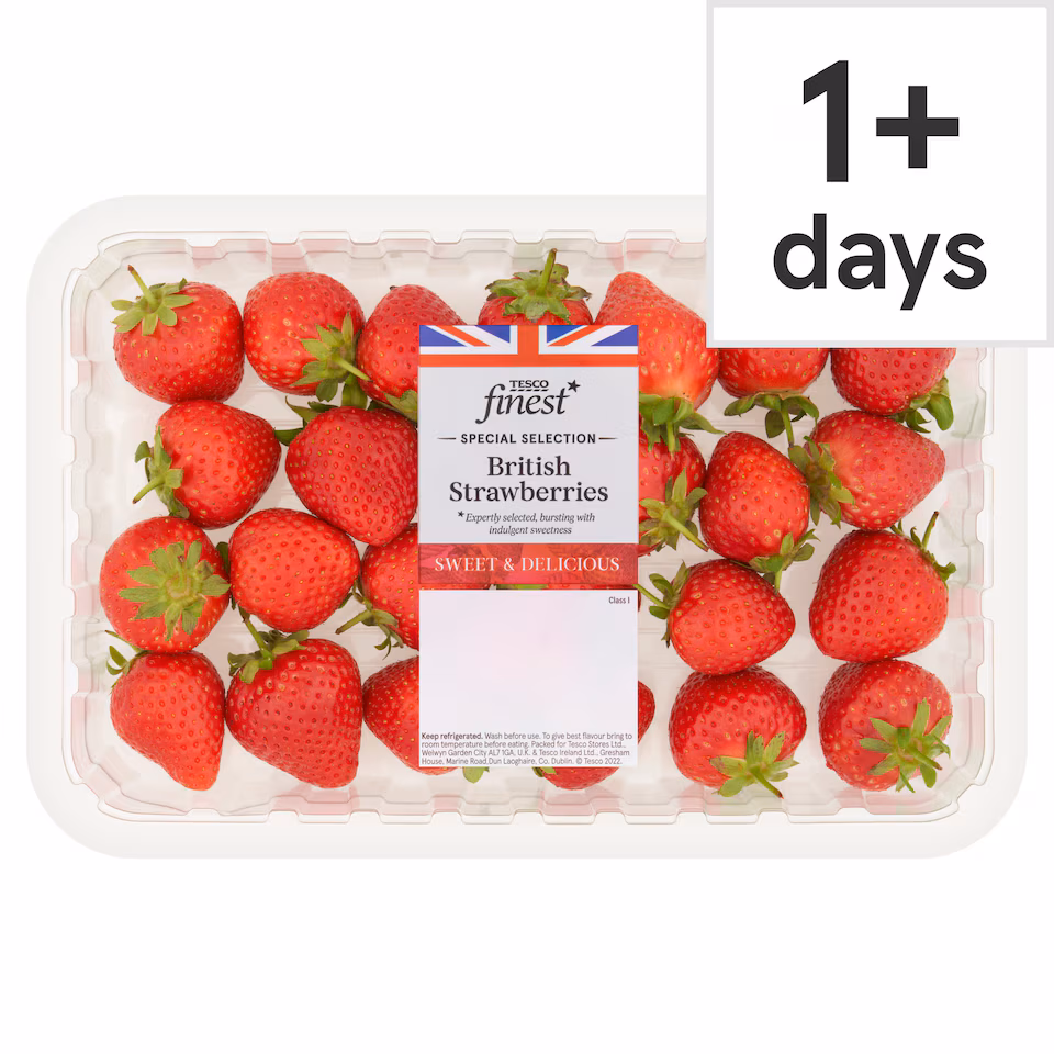 Tesco Finest Strawberries 600G