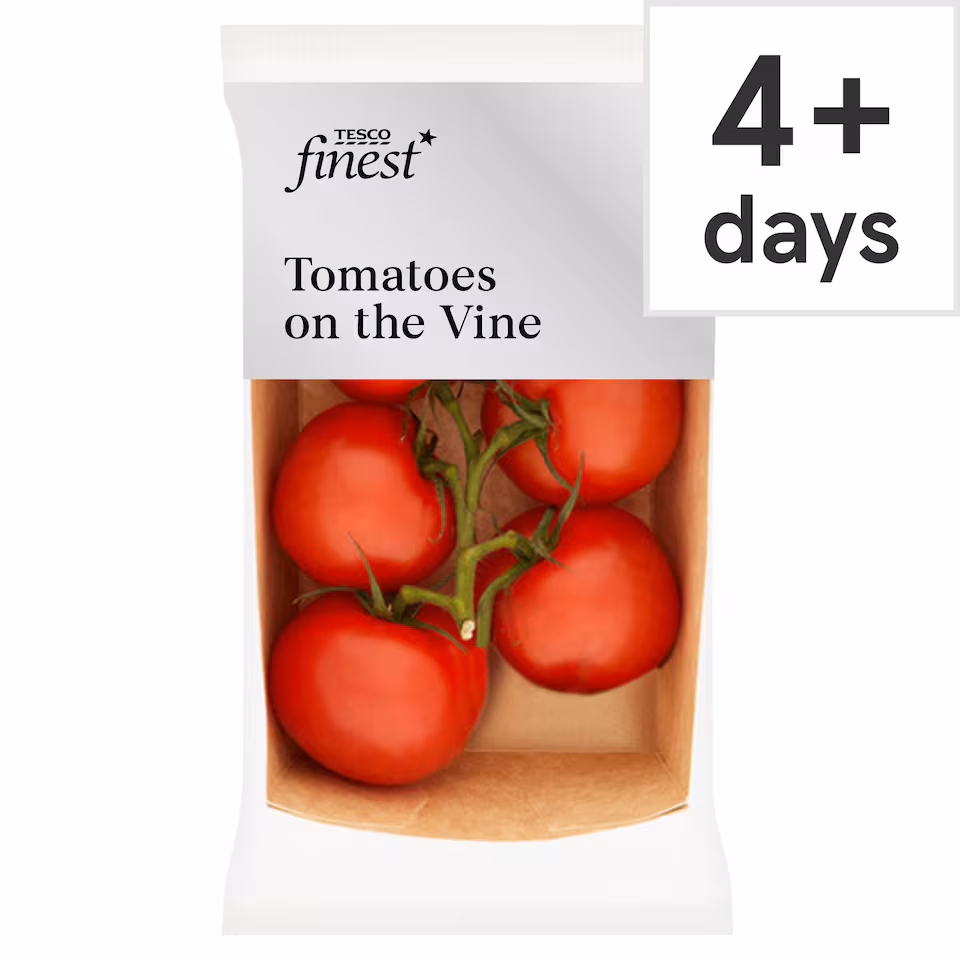 Tesco Finest Tomatoes On The Vine 450G