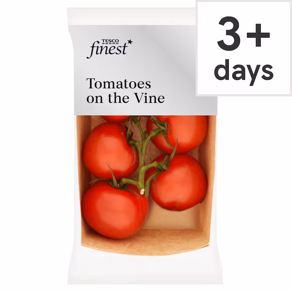 Tesco Finest Tomatoes On The Vine 450G