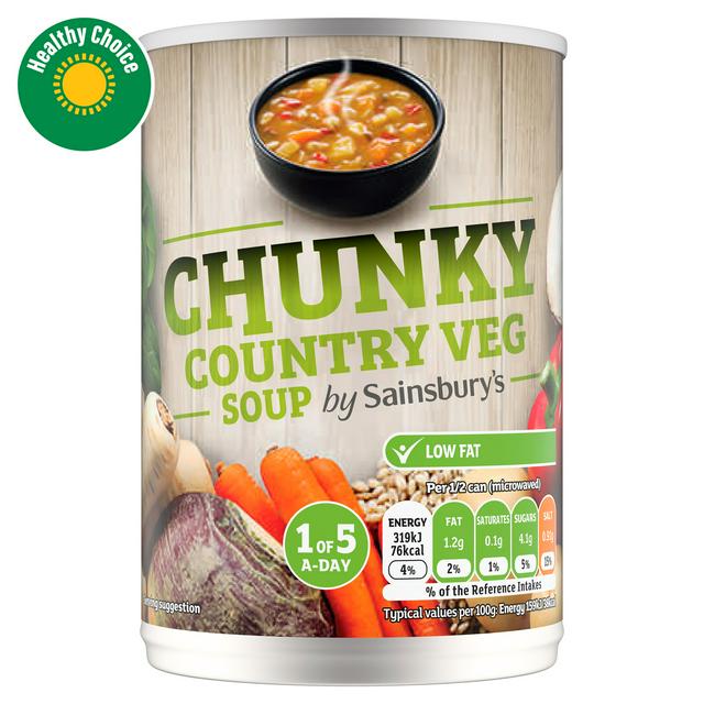Sainsbury's Chunky Country Vegetable Soup 400g