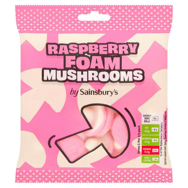 Sainsbury's Foam Mushroom Sweets 70g