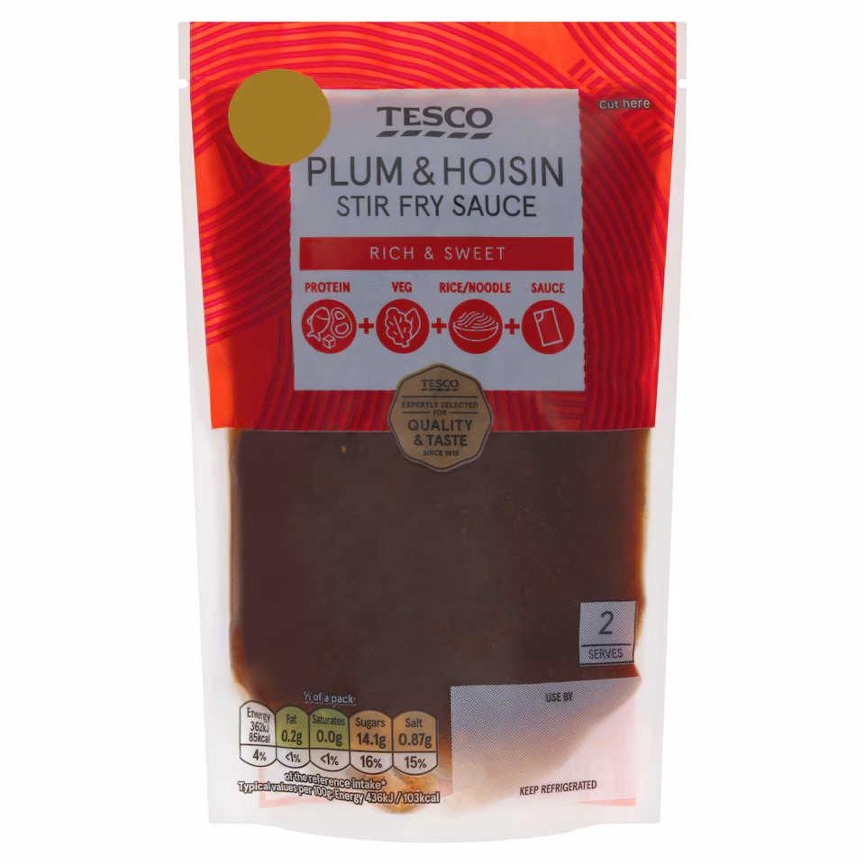 Tesco Plum & Hoisin Stir Fry Sauce 165g