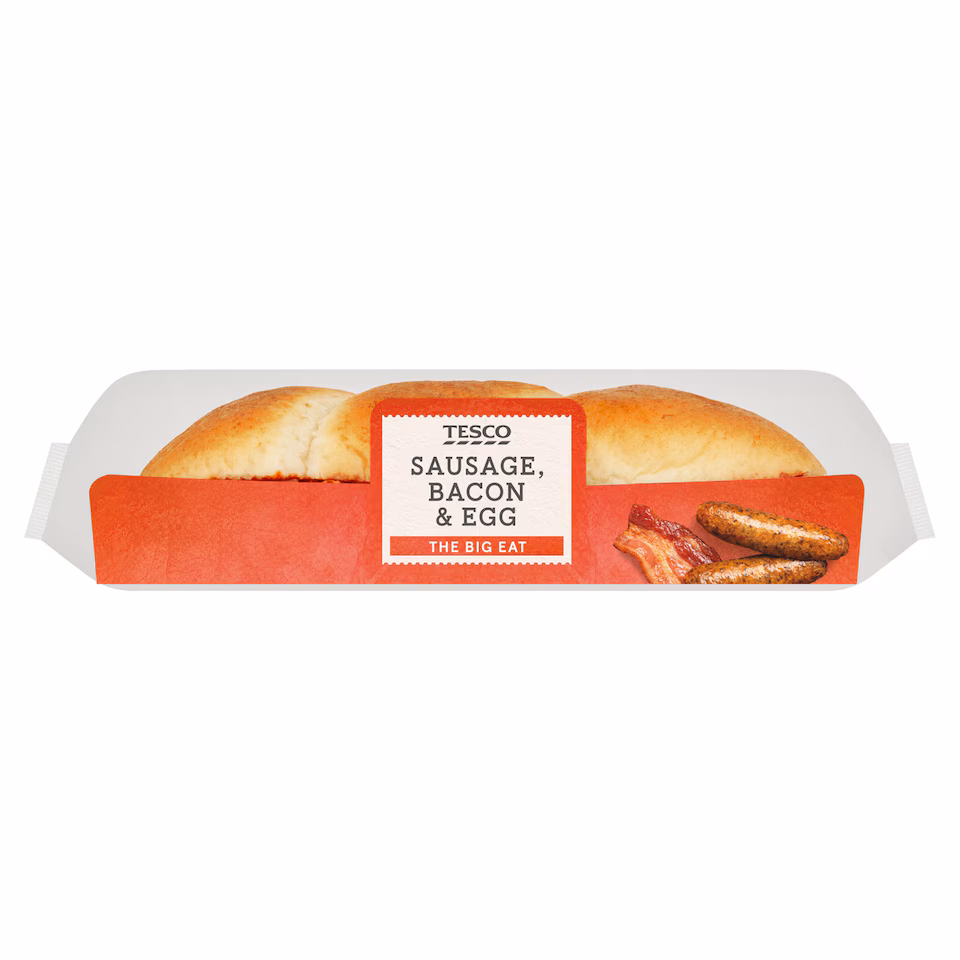 Tesco Sausage Bacon & Egg Sub