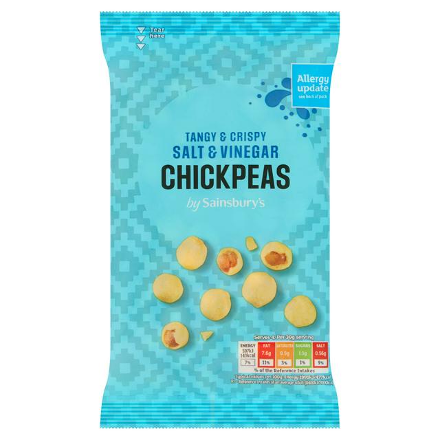 Sainsbury's Salt & Vinegar Crunchy Chickpeas 120g