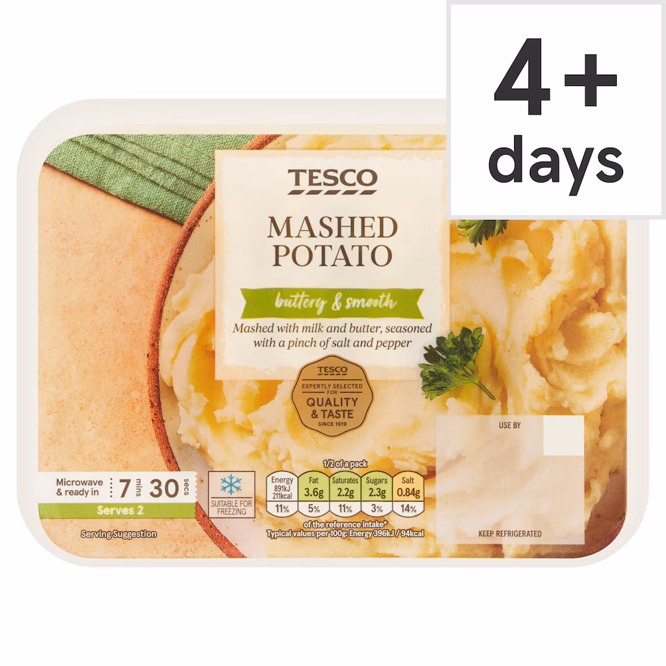 Tesco Mashed Potato 450g