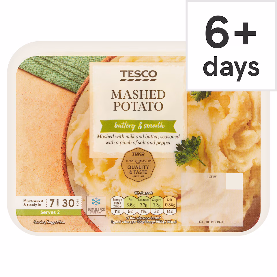 Tesco Mashed Potato 450g