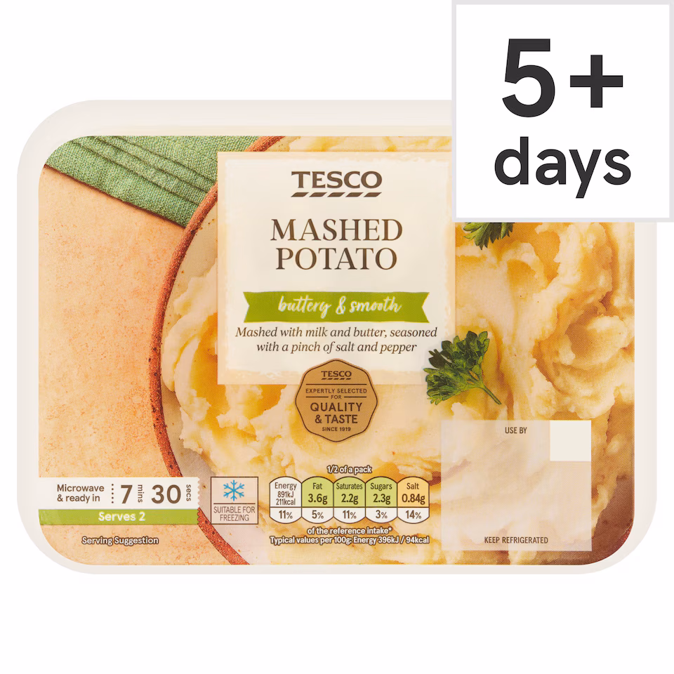 Tesco Mashed Potato 450g
