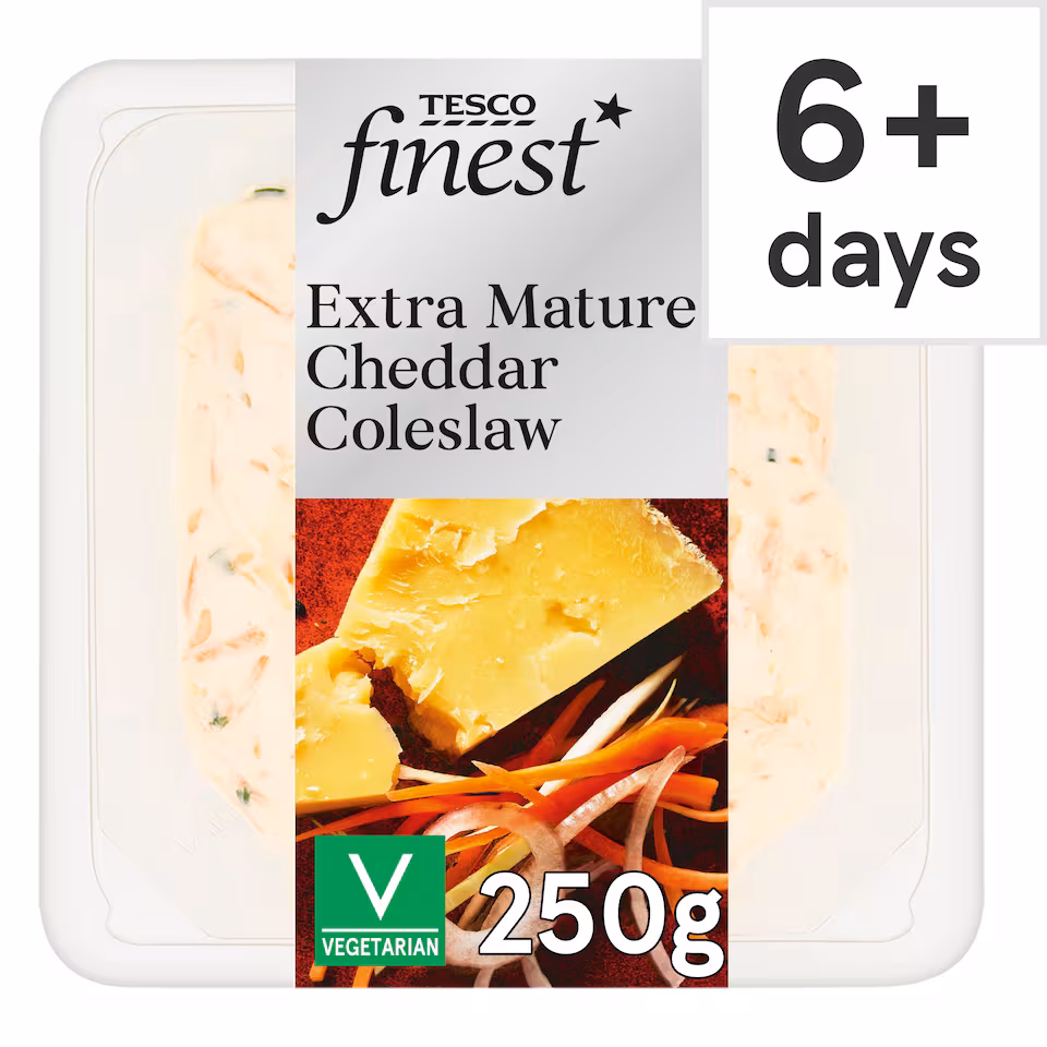 Tesco Finest Extra Mature Cheddar Coleslaw 250g