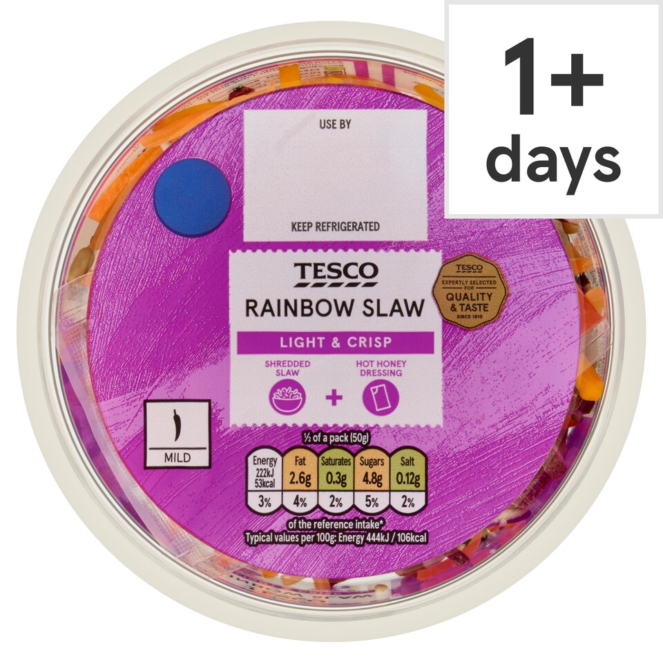 Tesco Rainbow Slaw 100g