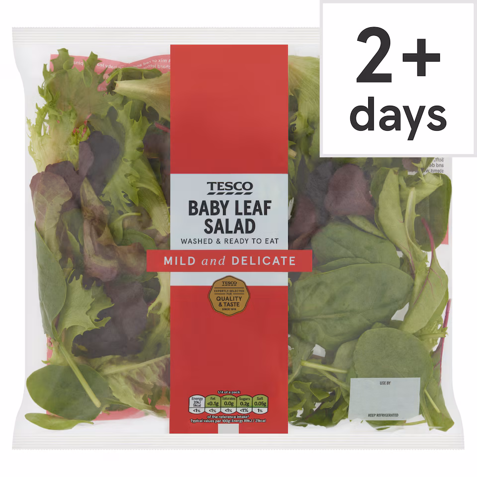 Tesco Babyleaf Salad 90G